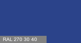 Фото 6 - Колеровка  1 доза в цвет RAL 270 30 40 Prince Blue "Синий Принц" (база "С", на 0,9л краски).