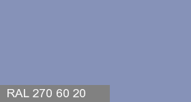 Фото 2 - Колеровка  1 доза в цвет RAL 270 60 20 Lavender Blue "Лавандовый Синий" (база "C", на 0,9л краски).