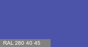 Фото 15 - Колеровка  1 доза в цвет RAL 280 40 45 Hyacinth Blue "Синий Гиацинт" (база "C", на 0,9л краски).