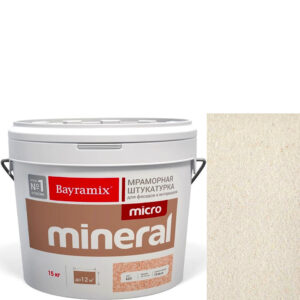 Фото 18 - Мраморная штукатурка Байрамикс "Микроминерал 643" (Micro Mineral) мраморная, фракция 0,2-0,5 мм [15кг] Bayramix.