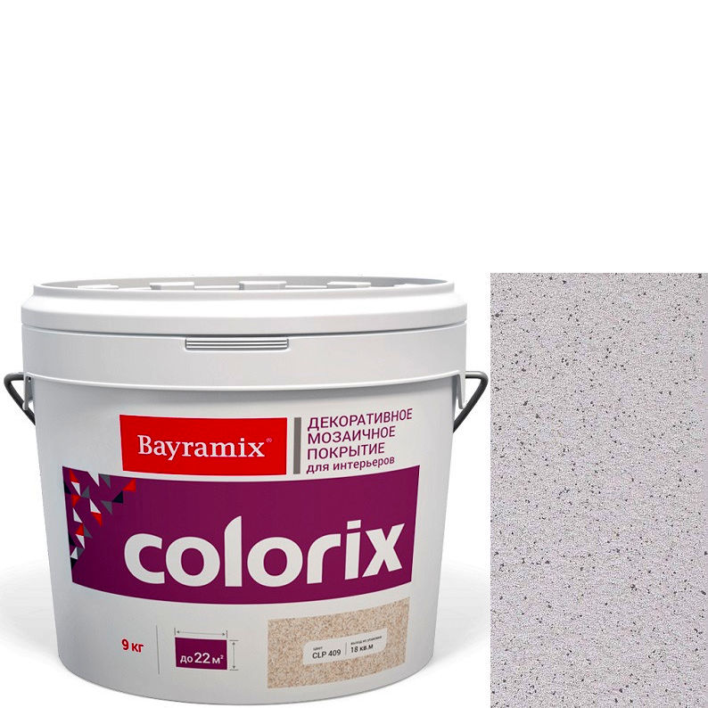 Фото 1 - Мозаичное покрытие Байрамикс "Колорикс CL 02" (Colorix) декоративное, с добавлением цветных чипсов [9кг] Bayramix.