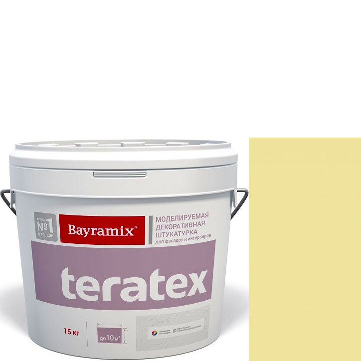 Фото 1 - Текстурное покрытие Байрамикс "Тератекс 064" (Teratex) текстурное моделируемое с эффектом "крупная шуба"  [15кг]  Bayramix.