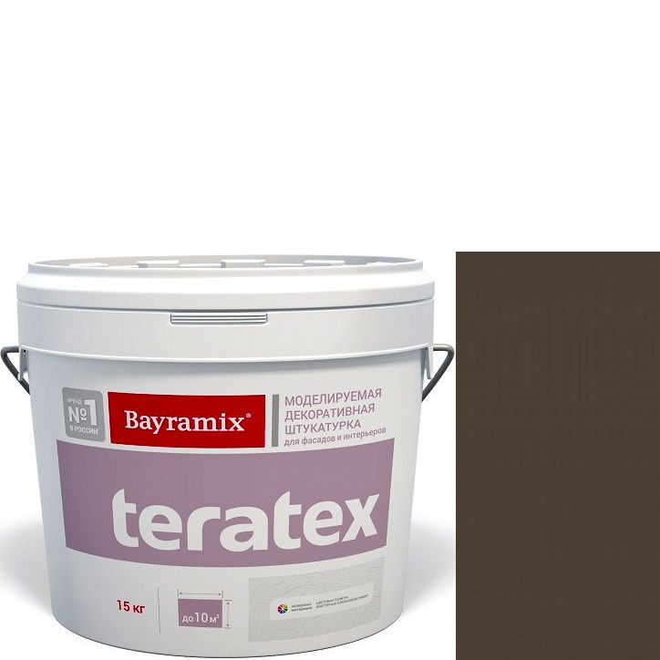 Фото 1 - Текстурное покрытие Байрамикс "Тератекс 096" (Teratex) текстурное моделируемое с эффектом "крупная шуба"  [15кг]  Bayramix.