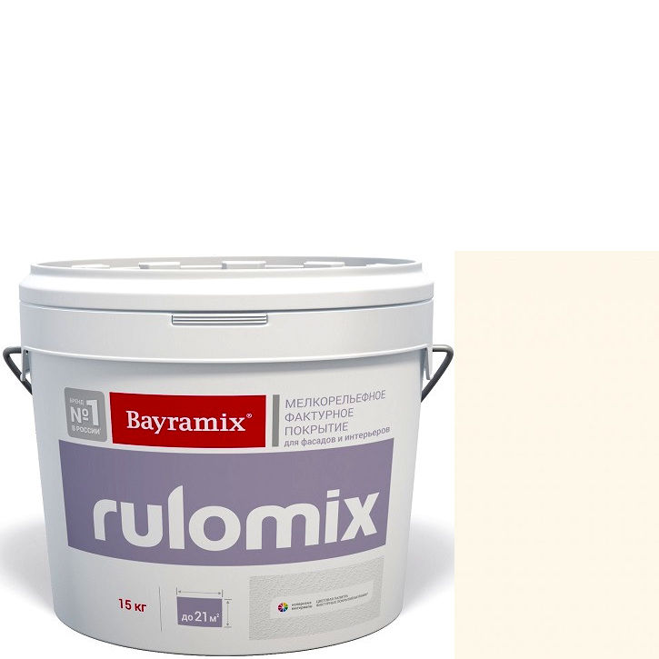 Фото 1 - Текстурное покрытие Байрамикс "Руломикс 062" (Rulomix) фактурное с эффектом "мелкая шуба"  [15кг]  Bayramix.