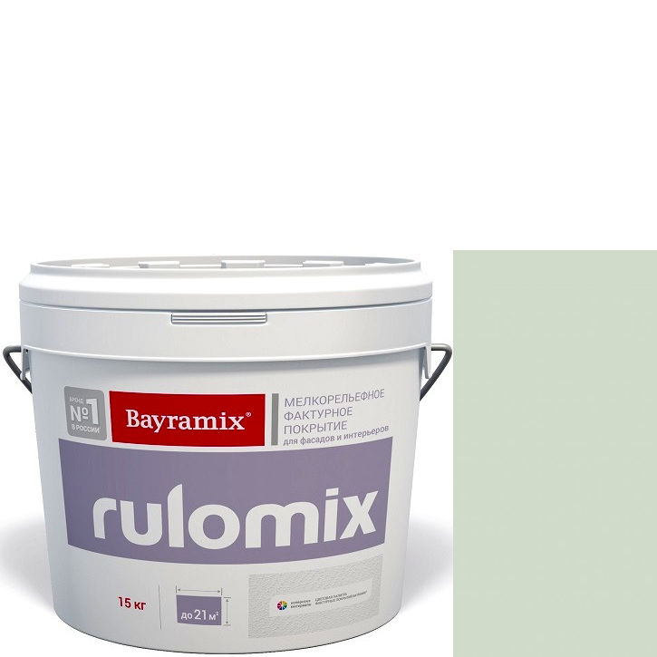 Фото 1 - Текстурное покрытие Байрамикс "Руломикс 075" (Rulomix) фактурное с эффектом "мелкая шуба"  [15кг]  Bayramix.