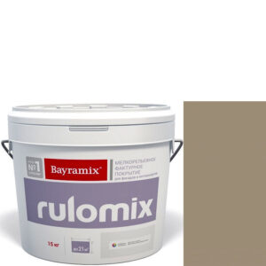 Фото 17 - Текстурное покрытие Байрамикс "Руломикс 077" (Rulomix) фактурное с эффектом "мелкая шуба"  [15кг]  Bayramix.