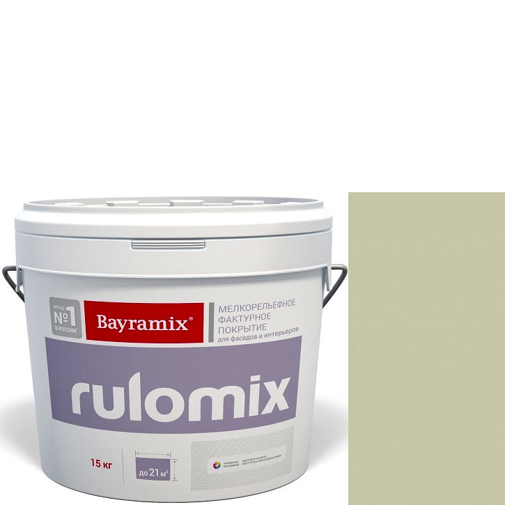 Фото 1 - Текстурное покрытие Байрамикс "Руломикс 094" (Rulomix) фактурное с эффектом "мелкая шуба"  [15кг]  Bayramix.