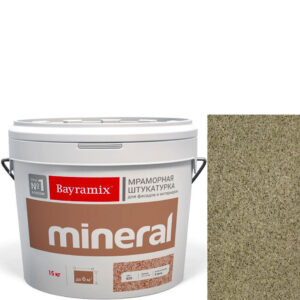 Фото 1 - Мраморная штукатурка Байрамикс "Минерал 050" (Mineral цвет Saftas) мозаичная, фракция 0,5-0,7 мм [15кг] Bayramix.