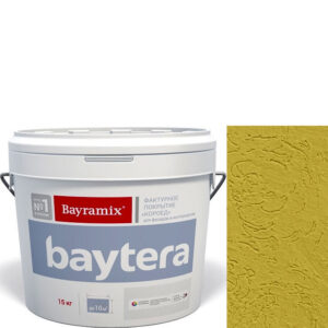 Фото 10 - Текстурное покрытие "Байтера Короед 066" (Baytera) фактурное для внутр/наружных работ мелкая фракция (M) 1,2 - 2 мм-15кг Bayramix.