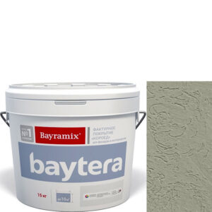 Фото 1 - Текстурное покрытие "Байтера Короед 077" (Baytera) фактурное для внутр/наружных работ микро фракция (S) 1,0 - 1,5 мм-15кг Bayramix.