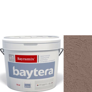 Фото 9 - Текстурное покрытие "Байтера Короед 078" (Baytera) фактурное для внутр/наружных работ крупная фракция (K) 2,5 - 3 мм-15кг Bayramix.