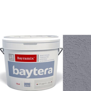 Фото 4 - Текстурное покрытие "Байтера Короед 083" (Baytera) фактурное для внутр/наружных работ крупная фракция (K) 2,5 - 3 мм-15кг Bayramix.