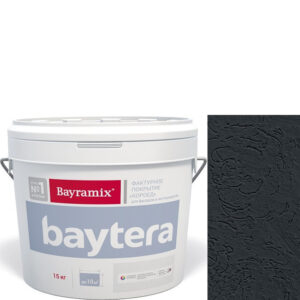 Фото 15 - Текстурное покрытие "Байтера Короед 091" (Baytera) фактурное для внутр/наружных работ крупная фракция (K) 2,5 - 3 мм-15кг Bayramix.