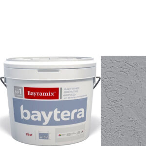 Фото 1 - Текстурное покрытие "Байтера Короед 093" (Baytera) фактурное для внутр/наружных работ крупная фракция (K) 2,5 - 3 мм-15кг Bayramix.
