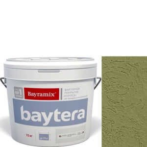 Фото 4 - Текстурное покрытие "Байтера Короед 094" (Baytera) фактурное для внутр/наружных работ крупная фракция (K) 2,5 - 3 мм-15кг Bayramix.