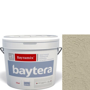 Фото 8 - Текстурное покрытие "Байтера Мокрая стена 062" (Baytera) фактурное для внутр/наруж работ крупная фракция (K) 2,5 - 3 мм-15кг Bayramix.