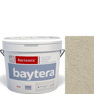 Фото 2 - Текстурное покрытие "Байтера Мокрая стена 063" (Baytera) фактурное для внутр/наруж работ крупная фракция (K) 2,5 - 3 мм-15кг Bayramix.