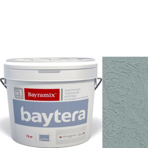 Фото 7 - Текстурное покрытие "Байтера Мокрая стена 087" (Baytera) фактурное для внутр/наруж работ крупная фракция (K) 2,5 - 3 мм-15кг Bayramix.