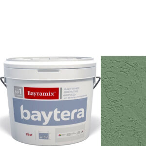 Фото 6 - Текстурное покрытие "Байтера Мокрая стена 088" (Baytera) фактурное для внутр/наруж работ крупная фракция (K) 2,5 - 3 мм-15кг Bayramix.