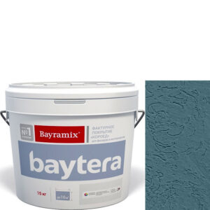 Фото 9 - Текстурное покрытие "Байтера Мокрая стена 089" (Baytera) фактурное для внутр/наруж работ крупная фракция (K) 2,5 - 3 мм-15кг Bayramix.