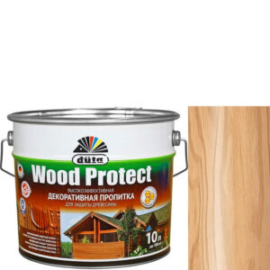 Фото 5 - Пропитка декоративная для защиты древесины Dufa Wood Protect дуб 10 л..