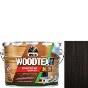 Фото 12 - Пропитка декоративная для защиты древесины алкидная Dufa Woodtex венге 3 л..