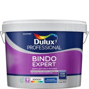 Фото 14 - Краска для стен и потолков Dulux Professional Bindo Expert глубокоматовая база BC 9 л..
