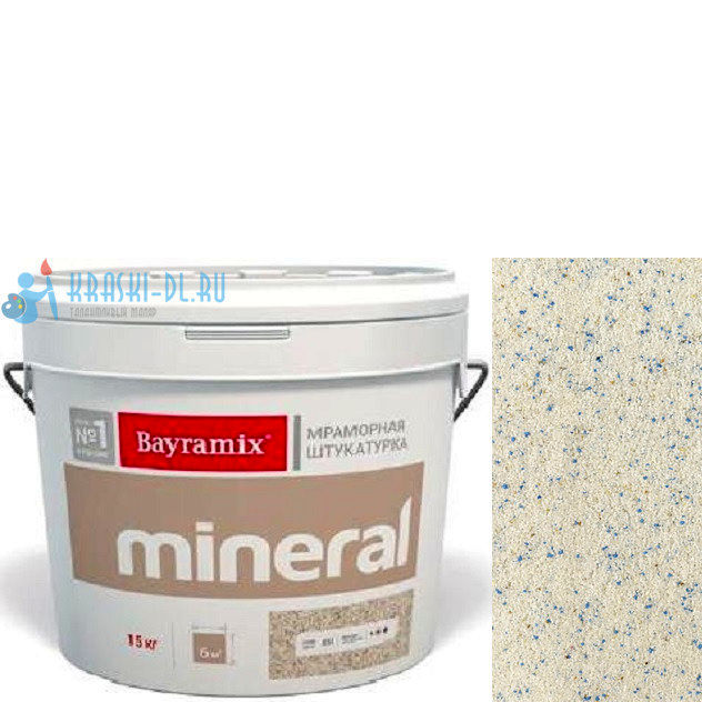 Фото 1 - Мраморная штукатурка Байрамикс "Минерал 315" (Mineral) мозаичная фракция 0,7-1,2 мм [15кг] Bayramix.