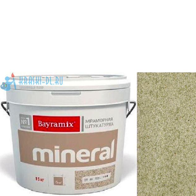 Фото 1 - Мраморная штукатурка Байрамикс "Минерал 320" (Mineral) мозаичная фракция 0,7-1,2 мм [15кг] Bayramix.