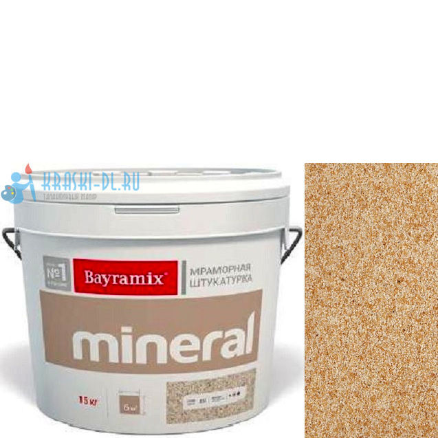 Фото 1 - Мраморная штукатурка Байрамикс "Минерал 452" (Mineral) мозаичная фракция 0,7-1,2 мм [15кг] Bayramix.