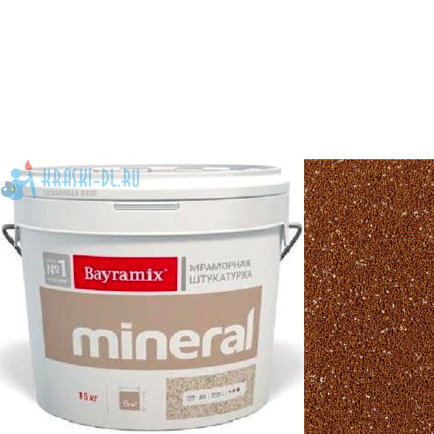 Фото 1 - Мраморная штукатурка Байрамикс "Минерал 901" (Mineral) мозаичная фракция 1,2-1,5 мм [15кг] Bayramix.