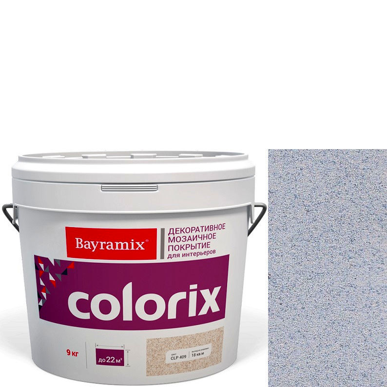 Фото 1 - Мозаичное покрытие Байрамикс "Колорикс CL 14" (Colorix) декоративное, с добавлением цветных чипсов [9кг] Bayramix.