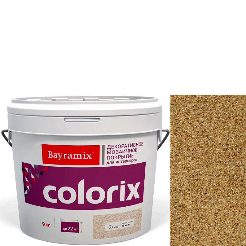 Фото 1 - Мозаичное покрытие Байрамикс "Колорикс CL 17" (Colorix) декоративное, с добавлением цветных чипсов [4,5кг] Bayramix.