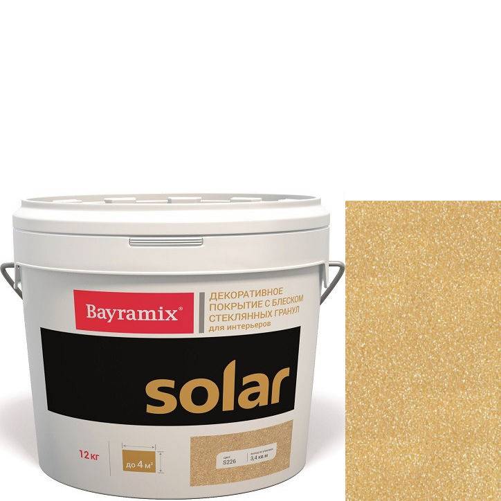Фото 1 - Декоративное покрытие Байрамикс "Солар S232 Профитроли" (Solar) с эффектом перламутра [12кг] Bayramix.