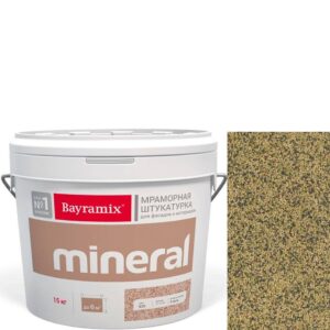 Фото 20 - Мраморная штукатурка Байрамикс "Минерал 857" (Mineral цвет Saftas) мозаичная, фракция 1,2-1,5 мм [15кг] Bayramix.