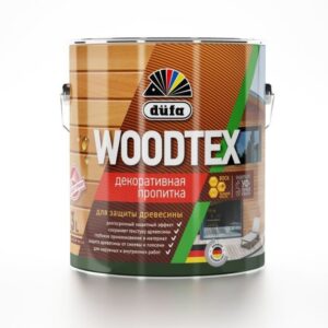 Фото 14 - Пропитка декоративная для защиты древесины алкидная Dufa Woodtex орех 0,9 л..