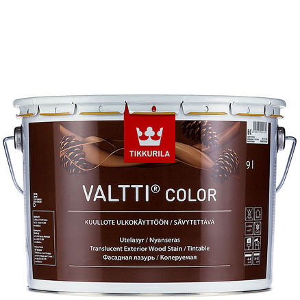 Фото 4 - Лазурь Тиккурила Валтти Колор (Valtti Color) фасадная для защиты древесины (Коллеруемый) (2.7л) Tikkurila.