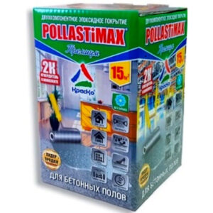 Фото 9 - Pollastimax Премиум А+Б (покрытие для бетонного пола). серый - 6.2 кг - KRASKO / КРАСКО.