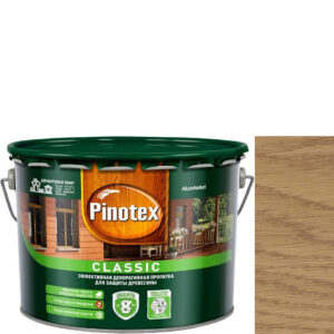 Фото 7 - Антисептик "Pinotex Classic" Светлый дуб, полуматовая пропитка для защиты древесины  (2,7 л) "Пинотекс".