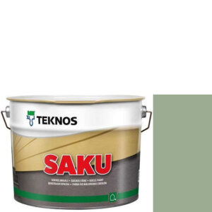 Фото 11 - Краска Текнос фасадная "Цаку" Т7017 (Saku) дисперсионная матовая для бетонных поверхностей (9 л) "Teknos".