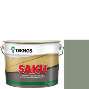 Фото 14 - Краска Текнос фасадная "Цаку" Т7018 (Saku) дисперсионная матовая для бетонных поверхностей (9 л) "Teknos".