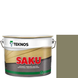 Фото 16 - Краска Текнос фасадная "Цаку" Т7019 (Saku) дисперсионная матовая для бетонных поверхностей (2.7 л) "Teknos".