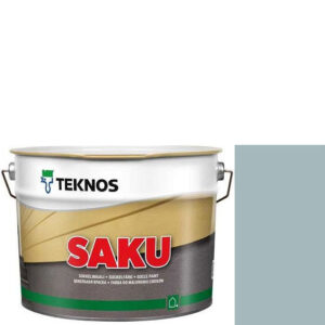 Фото 15 - Краска Текнос фасадная "Цаку" Т7024 (Saku) дисперсионная матовая для бетонных поверхностей (9 л) "Teknos".