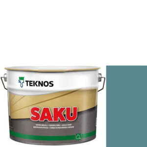 Фото 13 - Краска Текнос фасадная "Цаку" Т7027 (Saku) дисперсионная матовая для бетонных поверхностей (9 л) "Teknos".