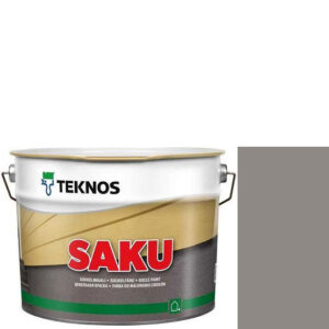 Фото 9 - Краска Текнос фасадная "Цаку" Т7039 (Saku) дисперсионная матовая для бетонных поверхностей (9 л) "Teknos".