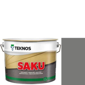 Фото 10 - Краска Текнос фасадная "Цаку" Т7040 (Saku) дисперсионная матовая для бетонных поверхностей (2.7 л) "Teknos".