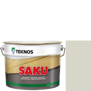 Фото 4 - Краска Текнос фасадная "Цаку" Т7043 (Saku) дисперсионная матовая для бетонных поверхностей (2.7 л) "Teknos".
