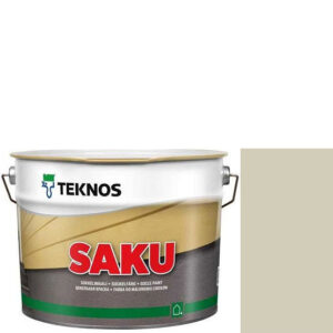 Фото 3 - Краска Текнос фасадная "Цаку" Т7051 (Saku) дисперсионная матовая для бетонных поверхностей (2.7 л) "Teknos".
