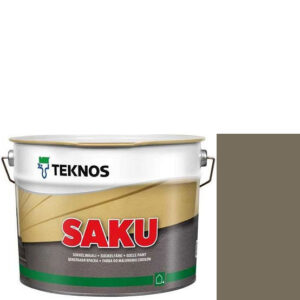 Фото 13 - Краска Текнос фасадная "Цаку" Т7054 (Saku) дисперсионная матовая для бетонных поверхностей (2.7 л) "Teknos".