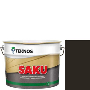 Фото 13 - Краска Текнос фасадная "Цаку" Т7056 (Saku) дисперсионная матовая для бетонных поверхностей (2.7 л) "Teknos".